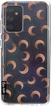 Casetastic Samsung Galaxy A52 (2021) 5G / Galaxy A52 (2021) 4G Hoesje - Softcover Hoesje met Design - Shadow Moon Print