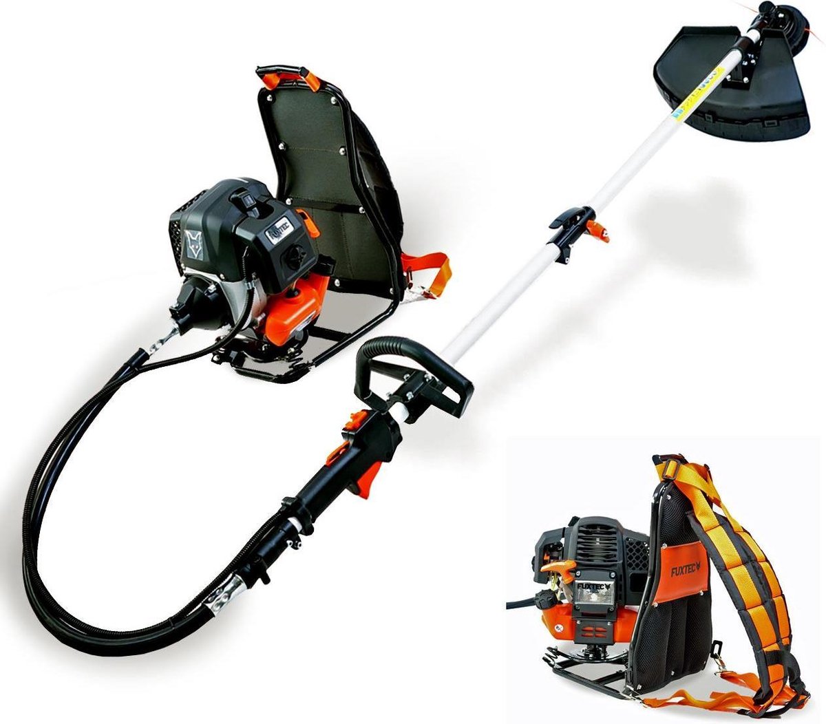 Bol.com FUXTEC FX-MS152T Ruggedragen Benzine Bosmaaier – 52cc – 2-in-1 Multitool – 3 PK – Trimmer – 2-takt aanbieding