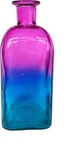 Cactula helemaal leuk deze Dip Dye fles in Roze en blauw 22 cm