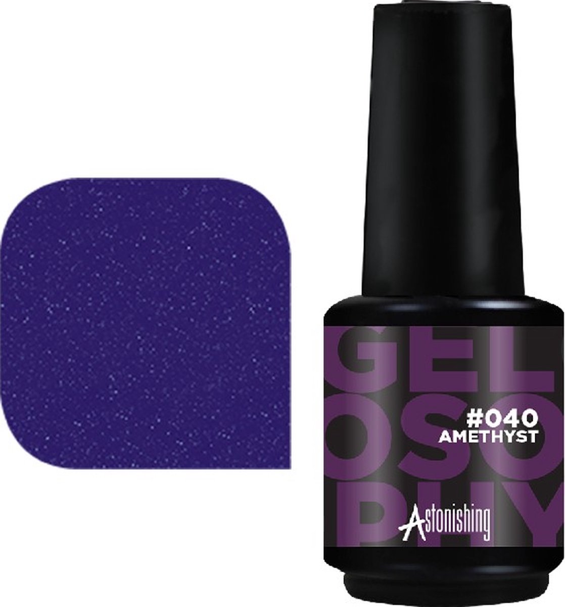 Goedkoopste Astonishing - Gellac - 040 Amethyst - 15 ml - Gelosophy - UV/Led Gel - Gellak - Gelnagels - Nagellak - Gel Nails - Gelnagel producten - Gel Nagellak - Gel Nagel - Gelnagels voor Thuis - Nail art