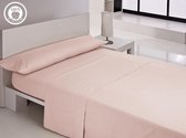 Bovenblad Happy Home LISOS COTTON Roze Bed van 135 Bed van 135/140