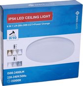 Specilights LED Plafondlamp Rond - CCT Instelbare Lichtkleur Plafonniere - Instelbaar wattage 24W / 18W / 15W
