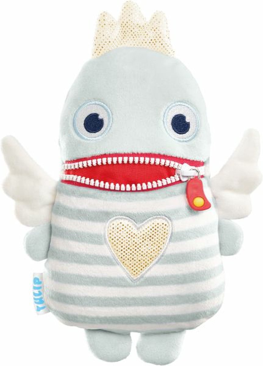 Schmidt Spiele Zorgenvriendje Tulip - Pluche Knuffel uit Edition Angels - 22 cm Klein - Met Ritsmond voor Zorgen en Angsten - Helpt Kinderen Gevoelens Uit Te Drukken - Troostend, Zacht, Wasbaar & Knuffelbaar - Perfect Cadeau voor Peuters, Kleuters