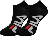 Fila - 4-pack Short Sokken - Zwart - Maat 39-42
