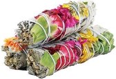 Luxeli - Native Joy Witte Salie Smudge - 1 Stuk - 10 cm - White Sage - Huisreiniging - Yoga - Meditatie