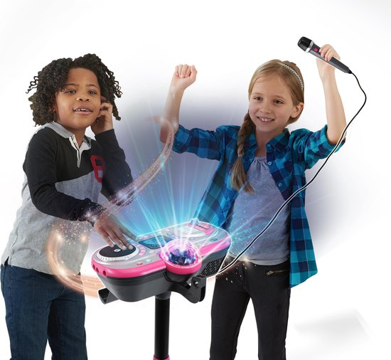 VTech Kidi SuperStar DJ Studio Karaoke Set Kinderen - Karaoke Microfoon - Interactief Speelgoed - Cadeau - Kinderspeelgoed 6+ Jaar - VTech