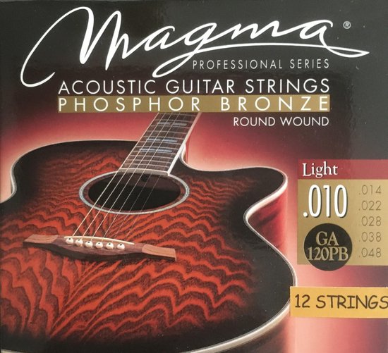Magma GA120PB12 fosforbrons snaren 12-snarige gitaar | bol.com