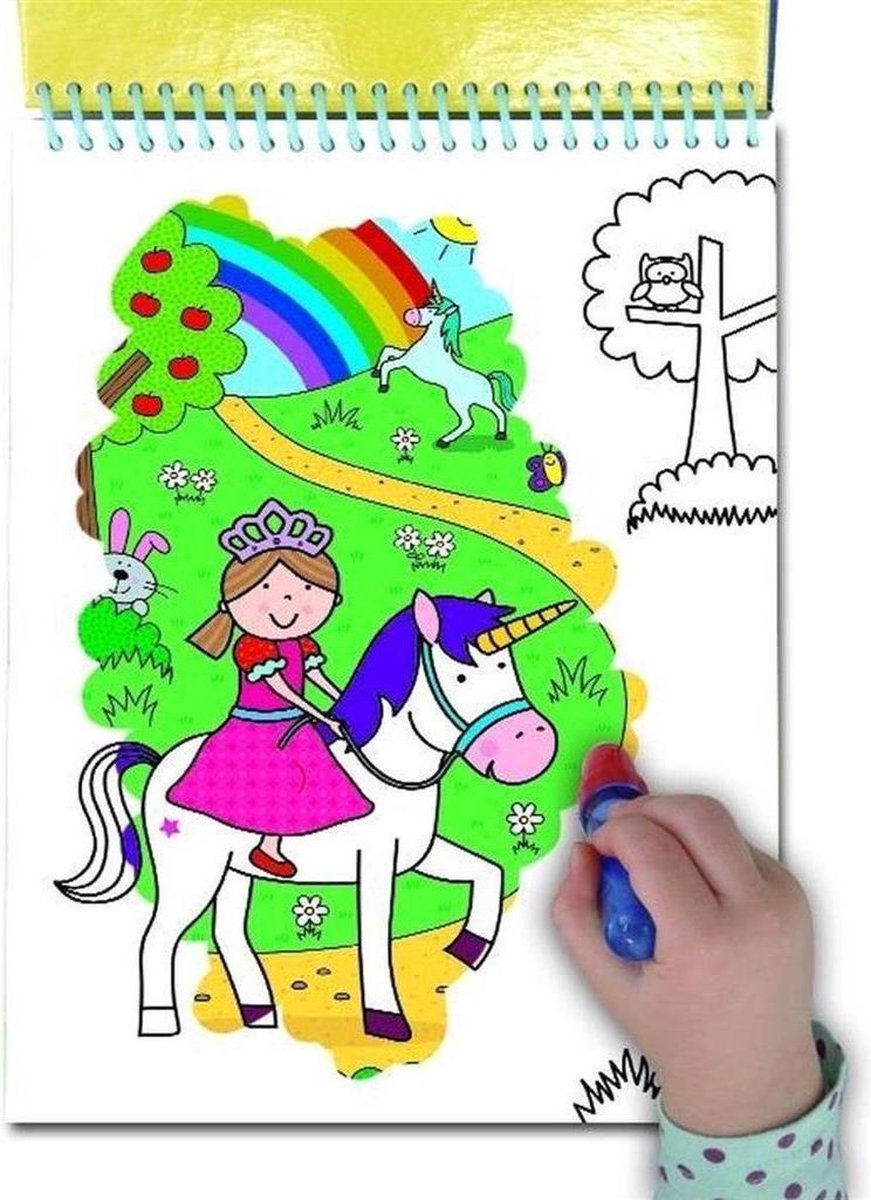 Galt Waterkleurboek Water Magic Eenhoorn - Kleurboek — afbeelding 9