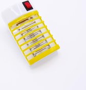 Doodadeals® | Anti Muggenstekker | ASP-555 Mosquito Killer | Mosquito Lamp | Vliegenverdelger | Muggendoder | Anti Muggenlamp voor Binnen | Insectenverdelger | 16 m2 | Wit / Geel