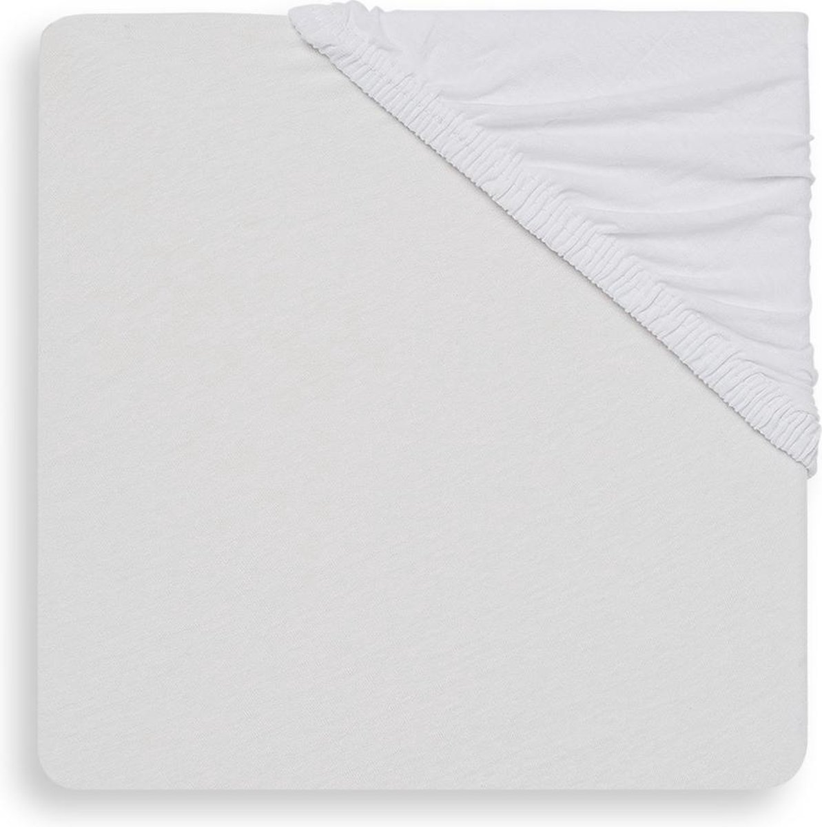 Jollein Jersey Hoeslakentje 60x120 cm - Wit