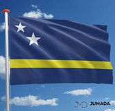 Jumada's Curaçaose Vlag - Curaçao Flag - Vlag Curacao - Vlaggen - Polyester - 150 x 90 cm