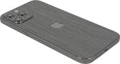 ScreenSafe Skin iPhone 12 Pro Max Brushed Steel met logo