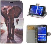 Samsung Core 2 G355H Hoesje Case Olifant Afrika