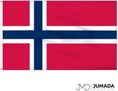 Jumada's Noorse Vlag - Norway Flag - Vlag Noorwegen - Vlaggen - Polyester - 150 x 90 cm