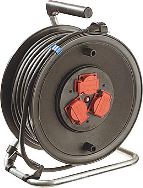 Kabelhaspel, 50 rubberen kabel, diameter | bol.com