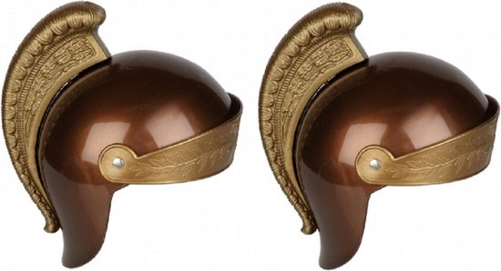 2x morceaux de casque de chevalier costumé romain de luxe pour enfants -  Casques de... | bol