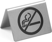 Hendi Tafelstandaard RVS - Niet Roken - 5x3,5x(H)4cm