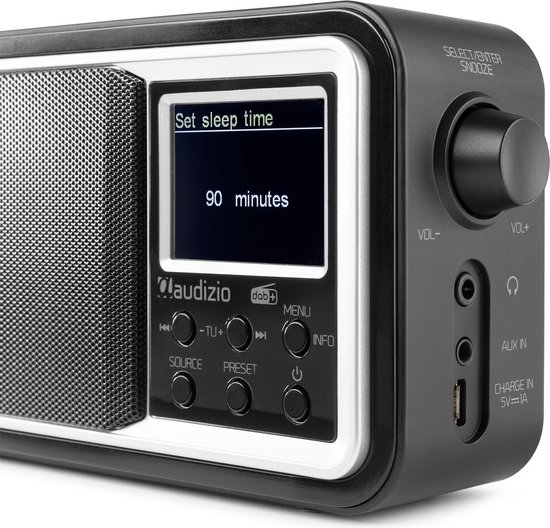 Radio Internet Audizio Venice - Retro Style Con WiFi E Bluetooth | Radio Sveglia Portatile Con Batteria - Foto 7