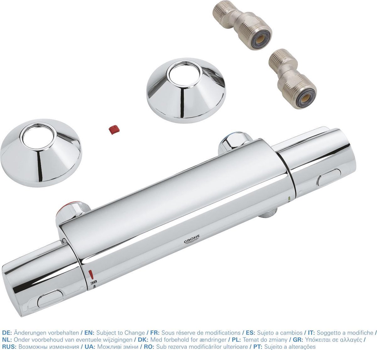 GROHE Precision Trend New Thermostatische Douchekraan - 15cm - CoolTouch - chroom bol.com