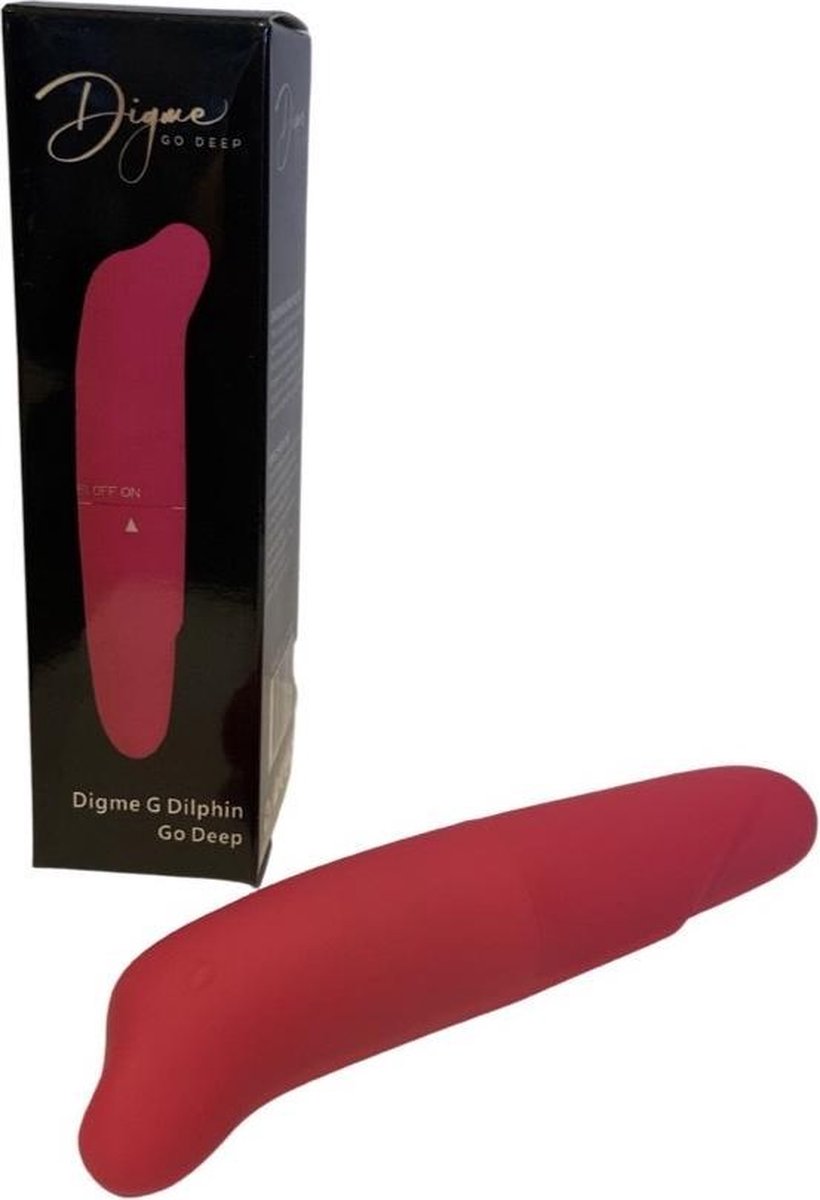 Goedkoopste DIGME Delphin Vibrator 1 Stuk - handtas formaat - pocket size - clitoris en G-spot vibrator - Roze