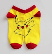 Pokémon sokken - Pikachu - Unisex - Maat 35 t/m 40 - Voor jongens en meisjes - Pokémon Kleding