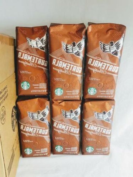 Grains de café Starbucks ® Guatemala Antigua ™ 1.5KG (6 x 250gr)