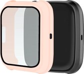 Fitbit Versa 2 Hoesje met Screenprotector gehard glas - Roze
