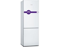 Bosch KGE49AWCA - Serie 6 - Koel-vriescombinatie - Extra breed - VitaFresh: houdt etenswaren langer vers in gekoelde lades - Wit - Energielabel C