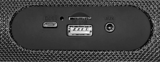 Pulsar Bluetooth Speakerbox Zwart - Extra bass - Tot 6 uur speeltijd | bol