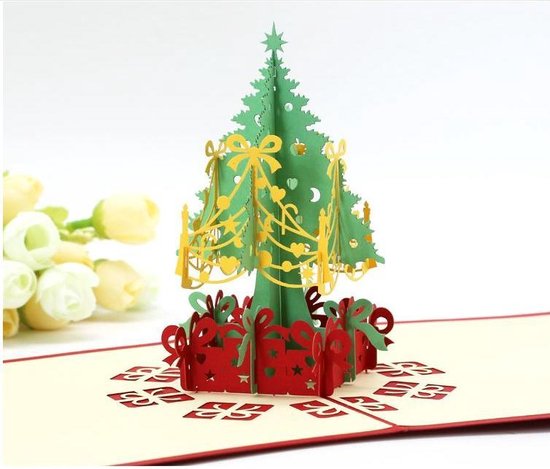Wenskaart Pop Up 3D Liefdesscène Papier Geschenk
