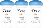 Dove Original Deo Creme (Mushroom) - Voordeelverpakking 3 x 50 ml