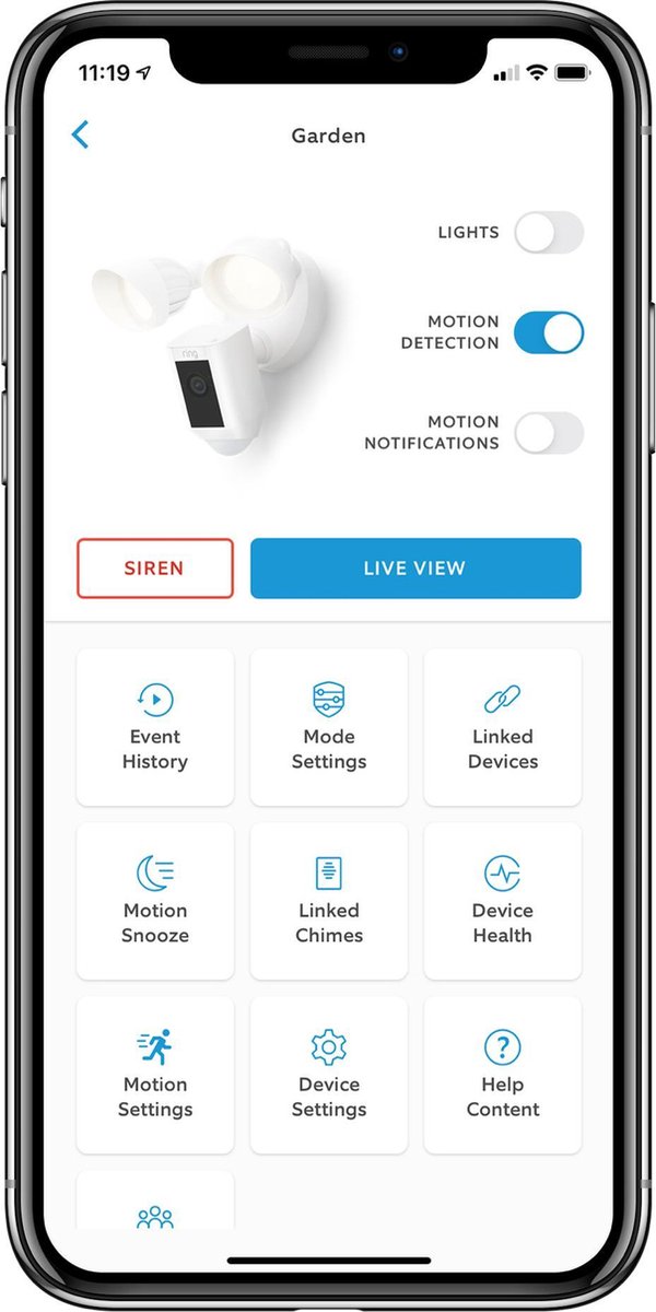 Ring Floodlight Cam Wired Plus Beveiligingscamera Zwart - afbeelding 3