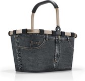 Reisenthel Carrybag Shopping Basket - 22L - Frame Jeans Dark Grey Grijs