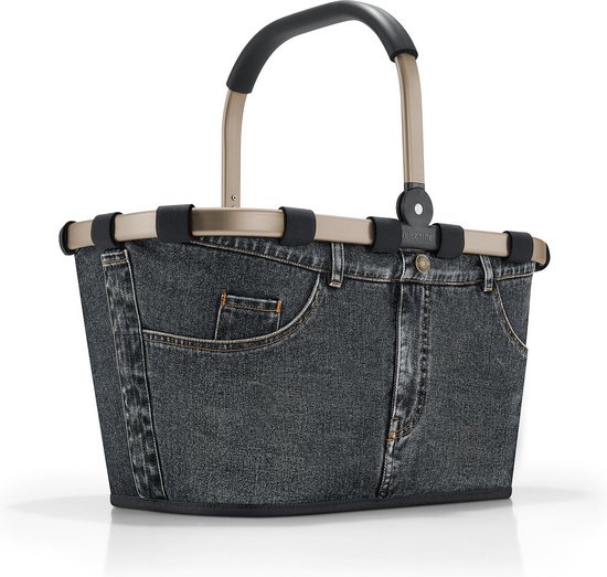 Reisenthel Carrybag Boodschappenmand - 22L - Frame Jeans Dark Grey Grijs