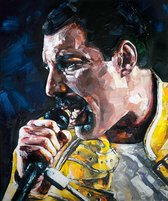 Freddie Mercury - Fotokwaliteit Poster - 70 x 100 cm