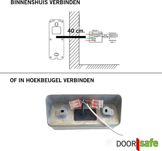 Doorsafe 7565 PRO - Professionele internet video deurbel met camera - FHD 2MP - 7" touchscherm - gratis opslag op 32Gb SD-kaart – via WiFi of netwerkkabel — afbeelding 5
