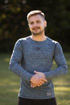 Sportshirt lange mouwen Ultra Products - Grijs/Zwart - Medium