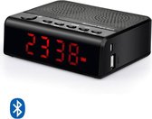 Tronix Care – Wekkerradio MX-19 – Wekkers Digitaal – Snoozefunctie - Kinderwekker – LED Cijfers – FM Radio - Bluetooth Speaker – Zwart