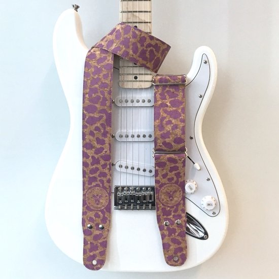 Rock 'n Soul PS5 Cork Natural -Sangle de guitare - Avec impression ou naam unique et personnel