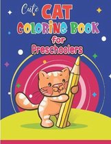 Cute Cat Coloring Book for Preschoolers