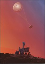 Mars Perseverance Rover Parachute, NASA Science - Foto op Forex - 50 x 70 cm (B2)