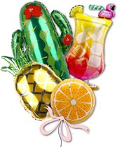 Folie Ballon Cocktail Party, BBQ, Tropisch Feest, Tuinfeest, Themafeest, Verjaardag  Versiering | Geschikt voor Helium