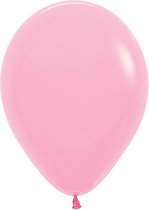 Ballon 30 cm, bubblegum roze, Sempertex kwaliteit