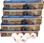 Tafeltennis - Set - Slazenger - Ping pong - Set - 30 Ping pong ballen - 5 box