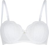 Lingadore Beha Strapless Balconet Bra Snow White - maat 85B