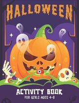 Halloween Activity Book for Girls Ages 4-8
