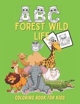 ABC Forest Wild Life Coloring Book For Kids