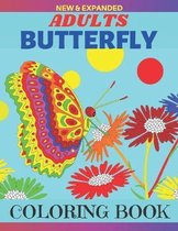 New And Expanded Adults Butterfly Coloring Book