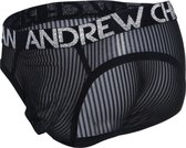 Andrew Christian Sheer Sparkle Stripe Brief - Maat M - Heren slip - Mannen ondergoed