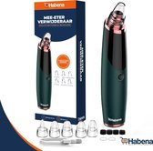 Habena® Blackhead Remover Vacuüm - Mee Eters Verwijderen - Gezichtsreiniger - Poriënreiniger - Gezichtsborstel - Draadloos - 5 Opzetstukken